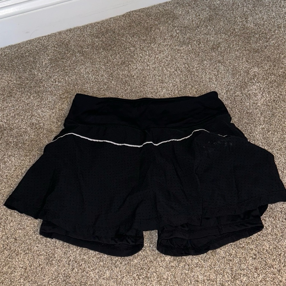 Black Tennis Skort